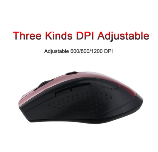 Wireless Mouse 2.4Hz Mini Receiver for PC Side