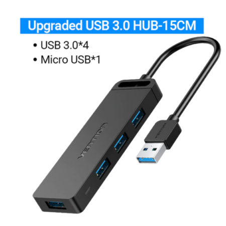 USB Multi 4 Port Adapter for PC Laptop