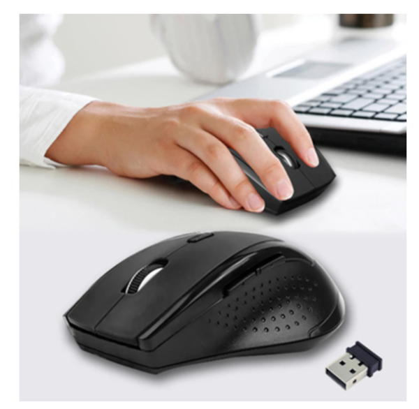 Wireless Mouse 2.4Hz Mini Receiver for PC Hands