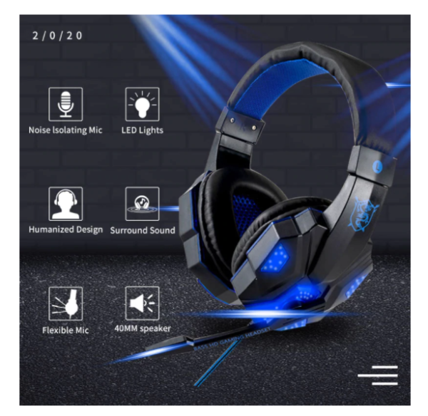 Gaming Headset for PS4, PC, Xbox One